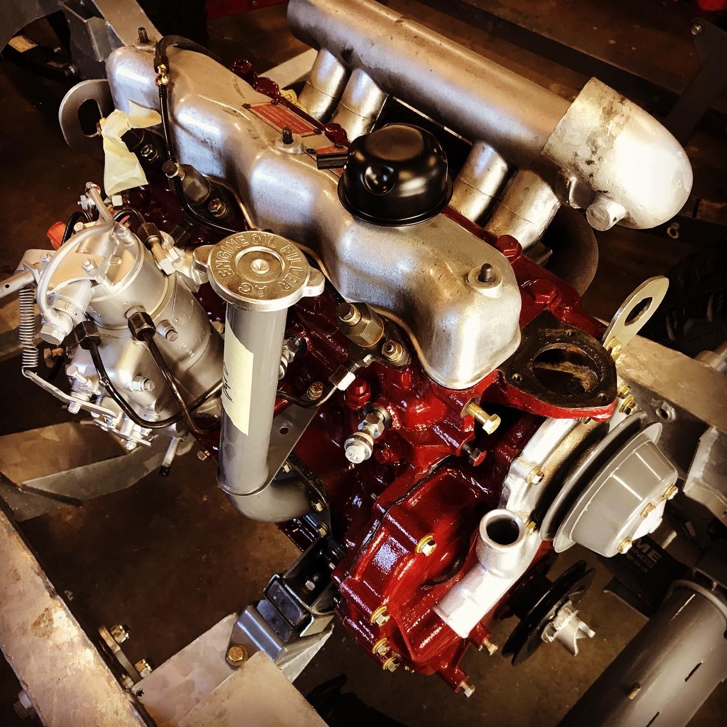 Mighty Mite — engine detail