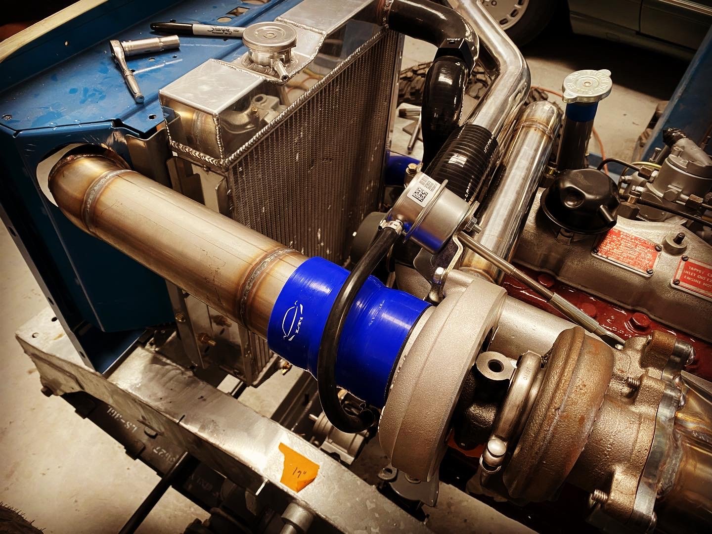 Mighty Mite — mounted turbo